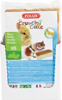 Pochoutka CRUNCHY CAKE jablko/banán pro hlodavce 75g Zolux