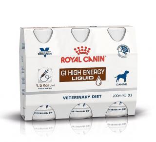 Royal Canin VD Canine Gastro Intestinal High Energy Liquid 3x200ml