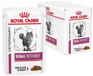 Royal Canin VD Feline Renal 12x85g hovězí