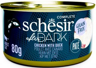 Schesir Cat konz. After Dark Paté kuře/kachna 80g