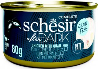 Schesir Cat konz. After Dark Paté kuře/vejce 80g