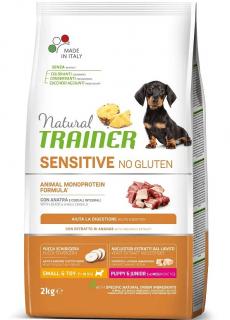 TRAINER Natural Sensitive No Gluten Mini Puppy&Junior kachna 2kg