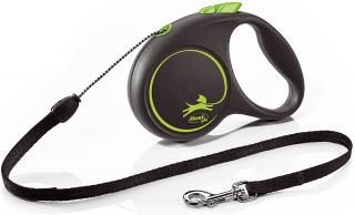 Vodítko FLEXI Black Design XS lanko 3m/8 kg zelené