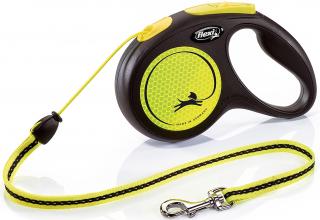 Vodítko Flexi New neon M lanko 5m/20kg