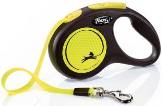 Vodítko FLEXI New Neon XS páska 3m/12kg žluté