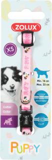 Vodítko pes štěně MASCOTTE růžová 8mm 1,2m Zolux