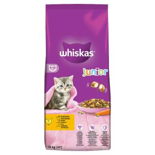Whiskas Dry Junior s kuřecím 14kg