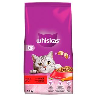 Whiskas Dry s hovězím 3,8kg