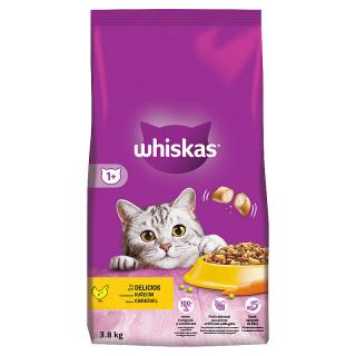 Whiskas Dry s kuřecím 3,8kg