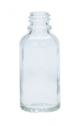 Skleněná lahvička transparentní 30ml, 100ml