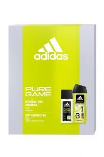 Adidas dárková kazeta Pure Game (sprchový gel 250 ml + DNS 75 ml)