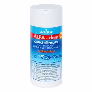 Alpa-dent čistící přípravek tvrdých plastů a zubních kartáčků 150 g