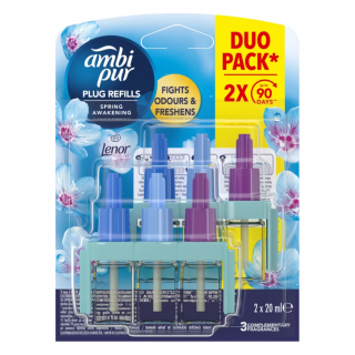 Ambi Pur náhradní náplně 3volution 2 x 20 ml Lenor Spring Awakening