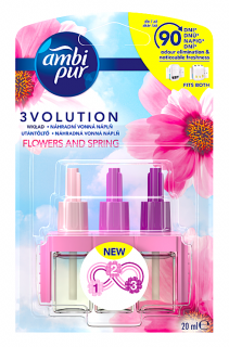 Ambi Pur náhradní náplně 3volution 20 ml Flower &amp; Spring