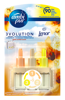 Ambi Pur náhradní náplně 3volution 20 ml Lenor Gold Orchid