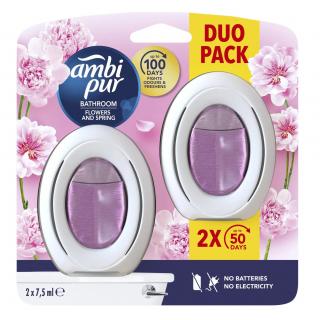 Ambi Pur osvěžovač vzduchu Bathroom 2 x 7,5 ml Flower &amp; Spring