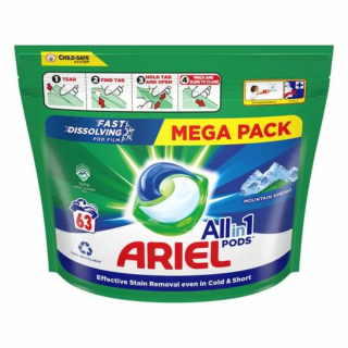 Ariel 3v1 Color gelové kapsle 80 ks