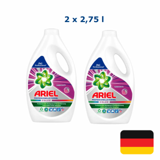 Ariel gel 110 (2x55) pracích dávek Professional Color 2x2,75 l (Dovoz: Německo)