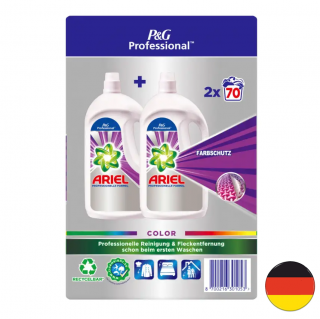 Ariel gel 140 (2x70) pracích dávek Professional Color 2x3,5 l (Dovoz: Německo)