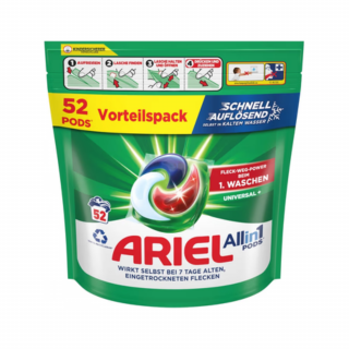 Ariel gelové kapsle 52 ks Universal All in 1