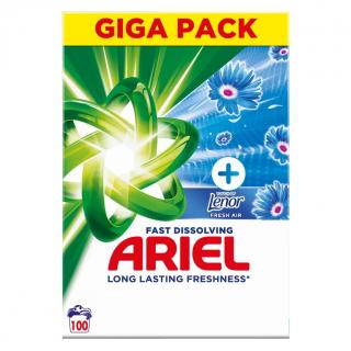 Ariel prací prášek 100 dávek Touch of Lenor Fresh Air Universal 5,5 kg