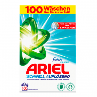 Ariel prací prášek 100 dávek Universal Febreze Frische 6 kg (Dovoz: Německo)
