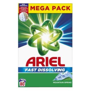 Ariel prací prášek 80 dávek Mountain Spring 4,4 kg