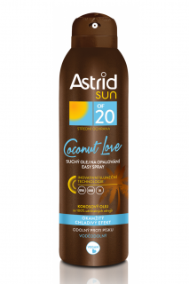 Astrid SUN suchý olej spray na opalování SPF20 150 ml