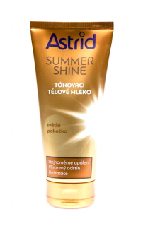 Astrid tónovací tělové mléko 200 ml světlá pokožka