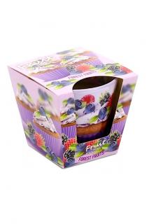 Bartek Candles svíčka 115 g Fruit Muffins Forest Fruits
