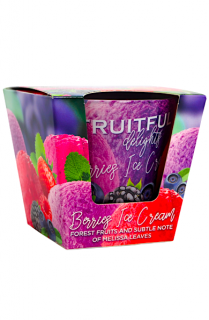 Bartek Candles svíčka 115 g Fruitful Delights Berries Ice Cream
