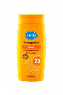 Bevola mléko na opalování Classic SPF20 250 ml