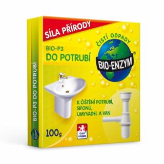 Bio-enzym Bio-P3 k čištění potrubí 100 g