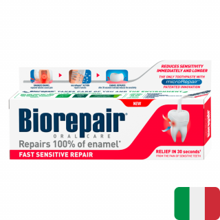 Biorepair zubní pasta 75 ml Sensitive Repair (Dovoz: Itálie)