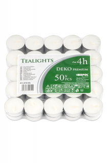 Bispol čajové svíčky 50 ks 4 h