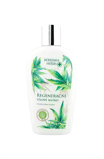 Bohemia Herbs tělové mléko 250 ml Cannabis s konopným olejem