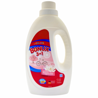 Bonux 3v1 gel 20 pracích dávek Color Pure Magnolia 1,1 l