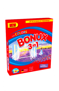 Bonux Color Lavender 3v1 prací prášek na barevné prádlo 4 dávky 300 g