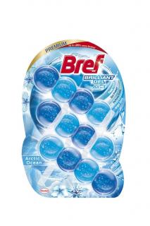 Bref WC blok Brilliant gel 3 ks (3x42 g) Arctic Ocean