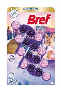 Bref WC blok Color Aktiv 4 ks (4x50g) Wellness Bunny