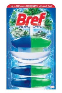 Bref WC blok Duo Aktiv 3x50 ml Pine