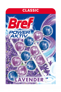 Bref WC blok Power Aktiv 3 ks (3x50g) Lavender