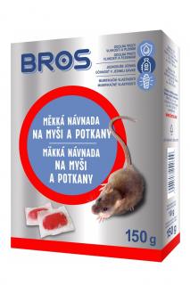 Bros měkká návnada na myši a potkany 150 g