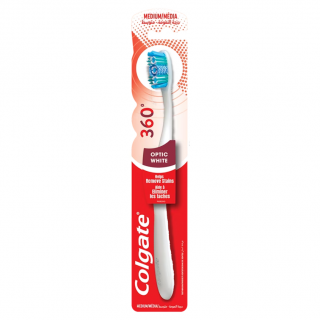 Colgate zubní kartáček Optic White 360° (střední)