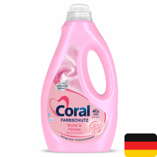 Coral gel 23 pracích dávek Wolle &amp; Feines 1,15 l (Dovoz: Německo)