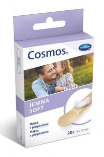 Cosmos jemná náplast Soft 20 ks 19 x 72 mm