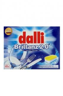 Dalli Brillanz tablety do myčky 40 ks All in 1 (Dovoz: Německo)