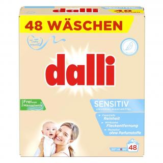 Dalli prací prášek 48 dávek Sensitiv 3,12 kg (Dovoz: Německo)