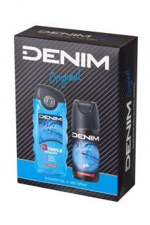 Denim dárková kazeta Original (deodospray 150 ml + sprchový gel 250 ml)