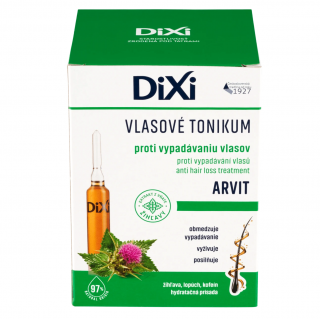 Dixi vlasové tonikum 7 x 10 ml Arvit proti vypadávání vlasů
